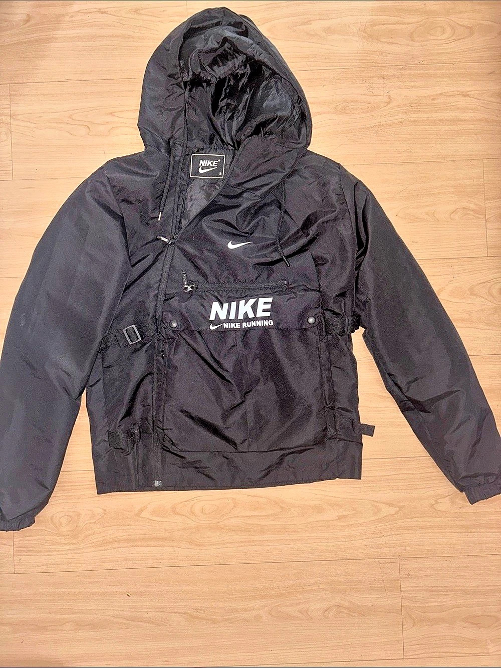 Nike Running Windbreaker Black Small Like New